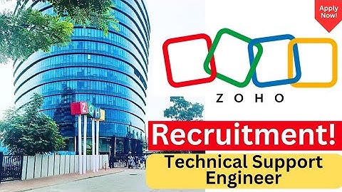 Zoho Corp Hiring 2025 | Technical Support Engineer | Full Details & Apply Now!