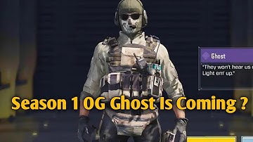CoD Narco Reaction On Season 1 OG Ghost Back Update | Season 1 OG Ghost Back