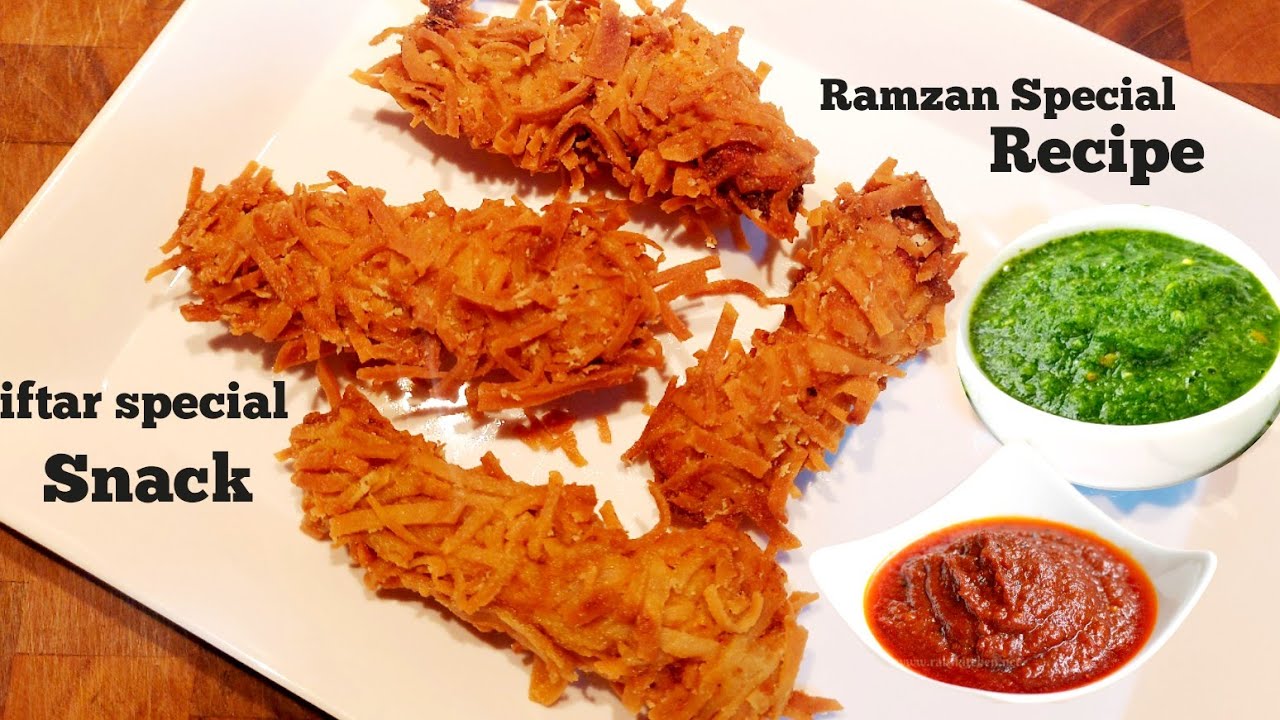 Ramzan Ravi Thread Chicken Thread Recipe | Crispy Thread Chicken Recipe | Iftar Special ...