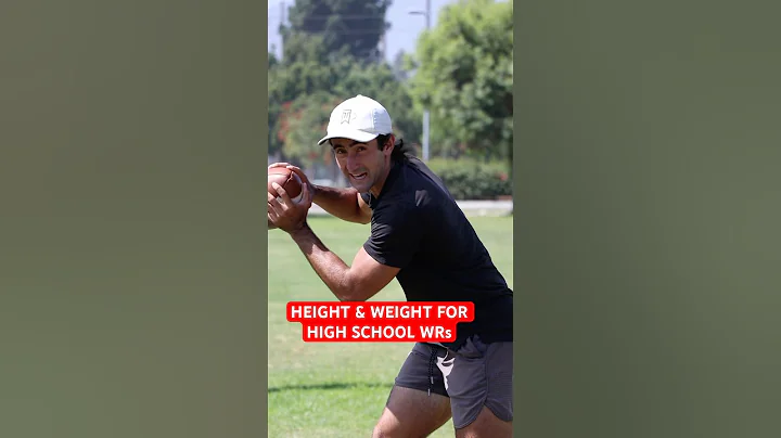 AVERAGE HEIGHT & WEIGHT FOR HIGH SCHOOL WRs