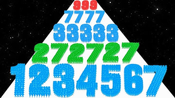 Crowd Number 3D vs Battery Run - Level Up Number (NOOB vs PRO vs HACKER) ASMR Gameplay