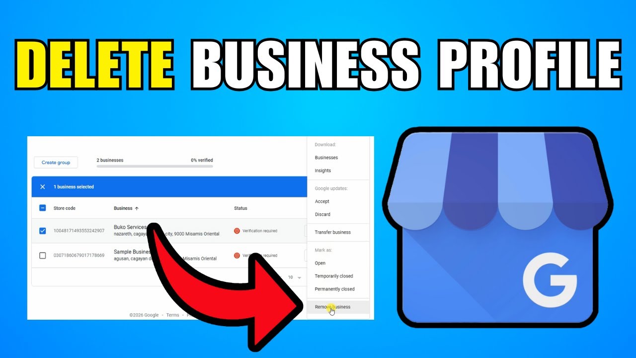 How To Delete Google Business Profile 2026 New Method YouTube 