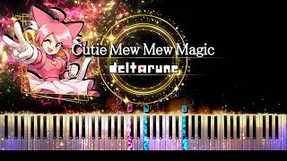 【ピアノ採譜】Deltarune モモ戦 / Cutie Mew Mew Magic - Toby Fox screenshot 5