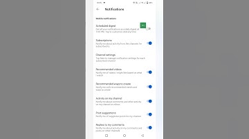 Enable your scheduled daily digest in the YouTube app