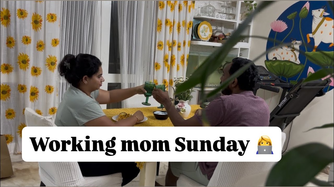 Pest control || egg dhum biryani || flowers for peace || working mom Sunday routine #vlog #mom
