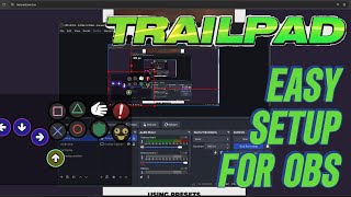 Controller Button Display for OBS Streaming and Recording (PlayStation, Xbox, Switch) using TRAILPAD