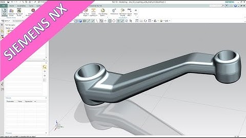 Userwish  - Coupling with draft - Siemens NX 10 Training - Part Design