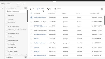 Data Feeds Management UI
