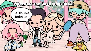 Poor Girl Became the Saja Boys Maid | Toca Life Story | Toca Boca 😳💘🧹 screenshot 3