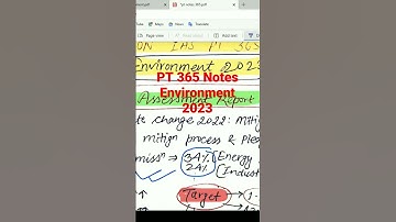 PT 365 Vision IAS Environment 2023 #pt365 #visionias #pt3652023 #upsc2023 #iaspcspossibly #shorts