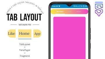 How to create Fragment in ViewPager with TabLayout in sketchware pro