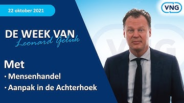 Mensenhandel en de aanpak in de Achterhoek - Week Leonard Geluk 22 oktober 2021