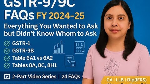 Understand GSTR-9 Like Never Before | Step-by-Step FAQ Breakdown for FY 2024-25