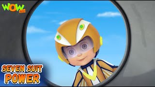 seven suit power 22 ru vir the robot boy cartoon for kids wowkidz