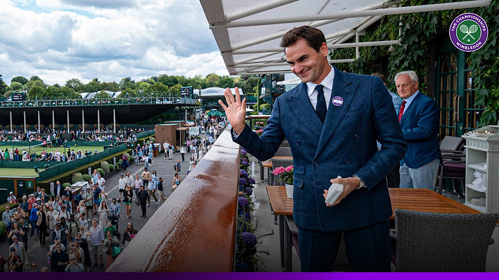 A legend returns | Roger Federer enters the Royal Box | Wimbledon 2025