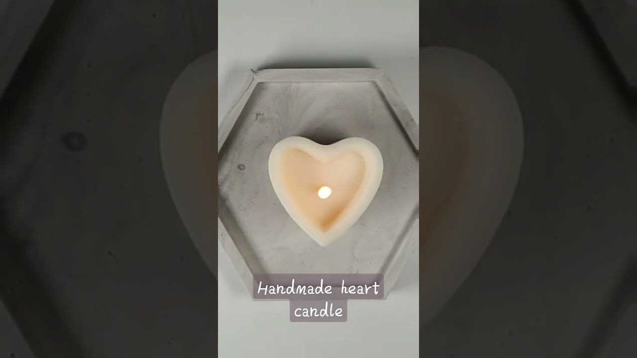 handmade heart candle 心心蠟燭 縮圖