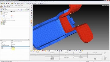 Revolute joint using rigid material in Hypermesh for dyna