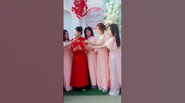 Một buổi làm việc cùng cô dâu và đội tráp - phong tục cưới hỏi làng quê việt