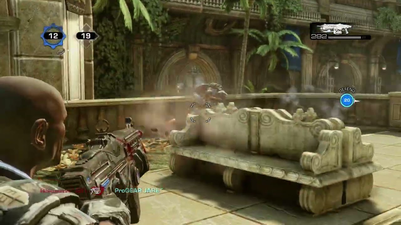 A SHORT GAME IN GEARS OF WAR 3: KING OF THE HILL (Not a pro player)
