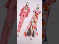 Alcohol Marker Rendering Magic ✨ Fashion Illustration in Action #fashionillustration #fashion #art
