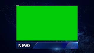 News effects green screen