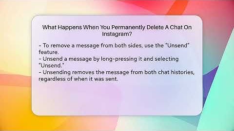 What Happens When You Permanently Delete A Chat On Instagram? - Everyday-Networking