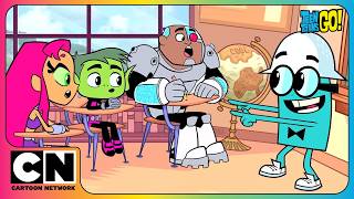 teen titans go throwback thursday back school funny moments