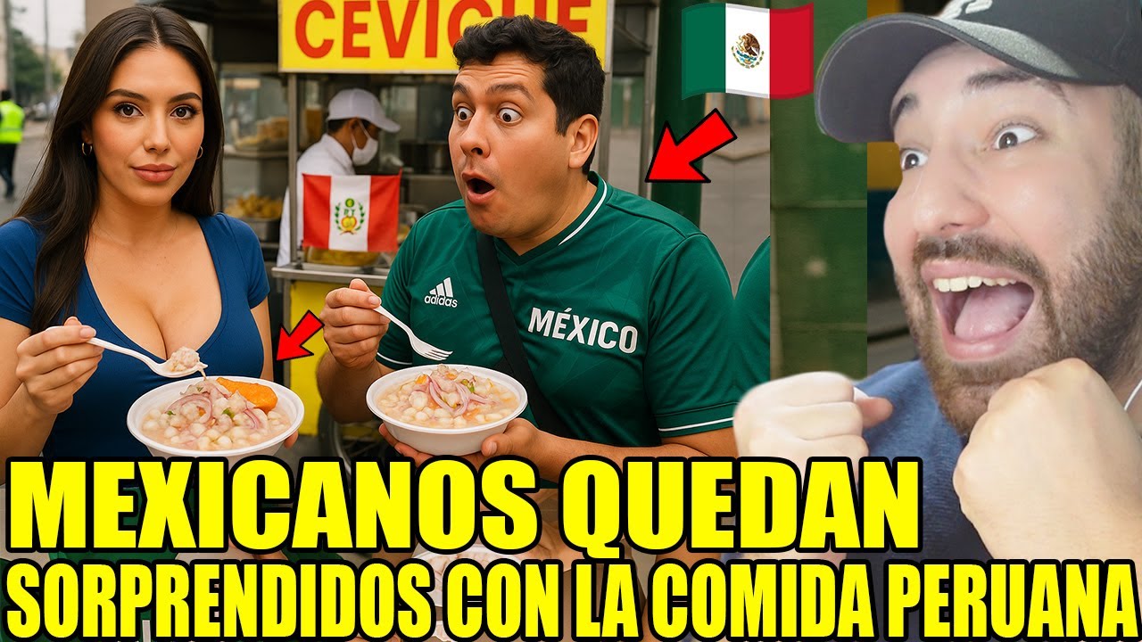 MEXICANOS ACEPTAN que la COMIDA PERUANA es MEJOR que la MEXICANA!!