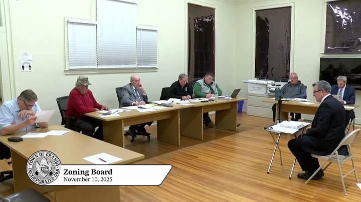 Zoning Board of Appeals 11-10-25