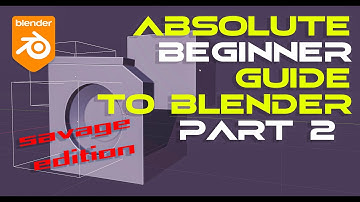 Absolute BEGINNER GUIDE to Blender - PART 2