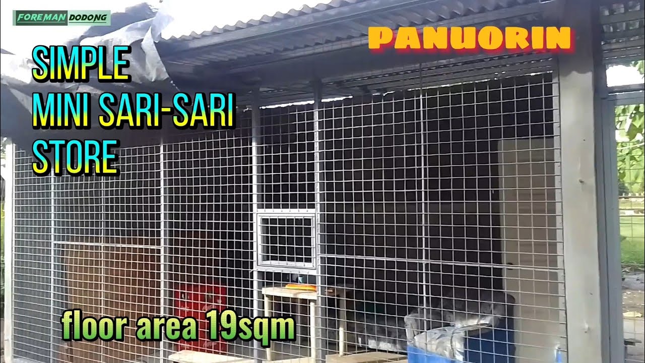 simple at murang pag gawa ng tindahan how to build a mini sarisari