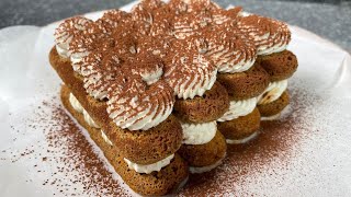 You won't be able to stop falling in love with this easy dessert ❤️TIRAMISU WITHOUT EGG❤️| JESSCHEF