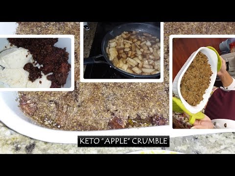 Keto Apple Crumble (JICAMA)| Simple KETO Recipe