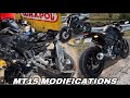 Mt15 modifications  full bike modification details