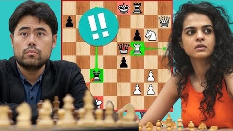 Vivid Chess Game : 96 | Tania Sachdev vs Hikaru Nakamura #chess #chesscom #chessgame 