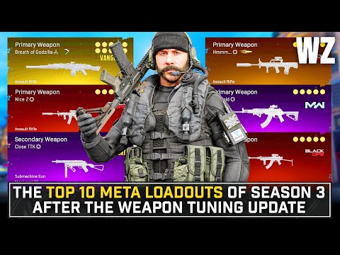 WARZONE: The NEW TOP 10+ BEST LOADOUTS of the UPDATED SEASON 3 META... (WARZONE Best Setups)