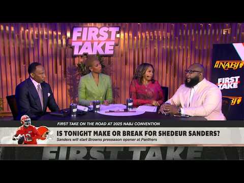 Stephen A.'s ADVICE to Shedeur Sanders before his start 🗣️ 'DROWN OUT THE NOISE!' | First Take