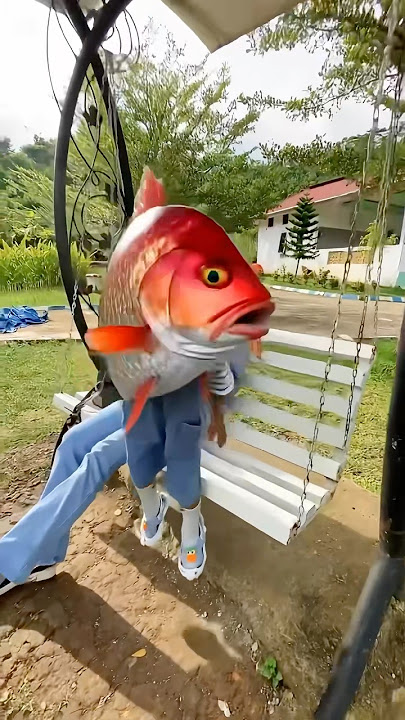 Waduh berubah jadi ikan mas besar