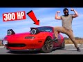 Building A 300HP Miata In 5 SECONDS