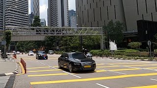 Raja Permaisuri Agong the Queen Arriving And Leaving With Police Escort  Pavilion