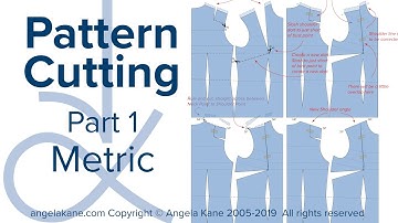 Angela Kane Pattern Cutting - Metric - Bodice Part 1