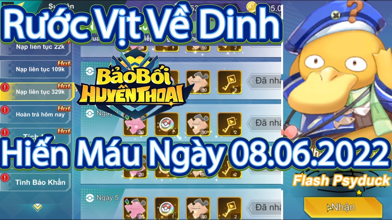 Rước Vịt Về Dinh,Hiến Máu Ngày 08.06.2022