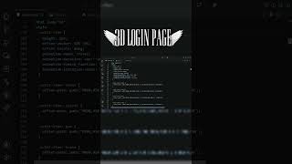 🌀 This 3D Text Looks INSANE! | Pure HTML,CSS & JS #coding #programming #html #css #js #viral #shorts