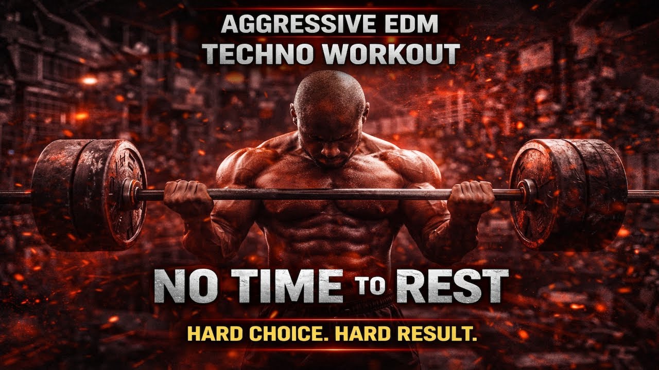 HARD HITTING EDM TECHNO 🔥 Relentless Gym Workout Musicᴴᴰ | Motivate me
