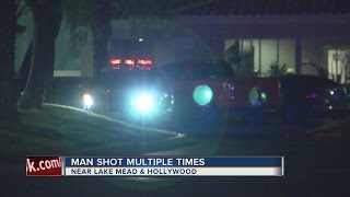 Man in critical condition after shooting near Lake Mead and Hollywood
