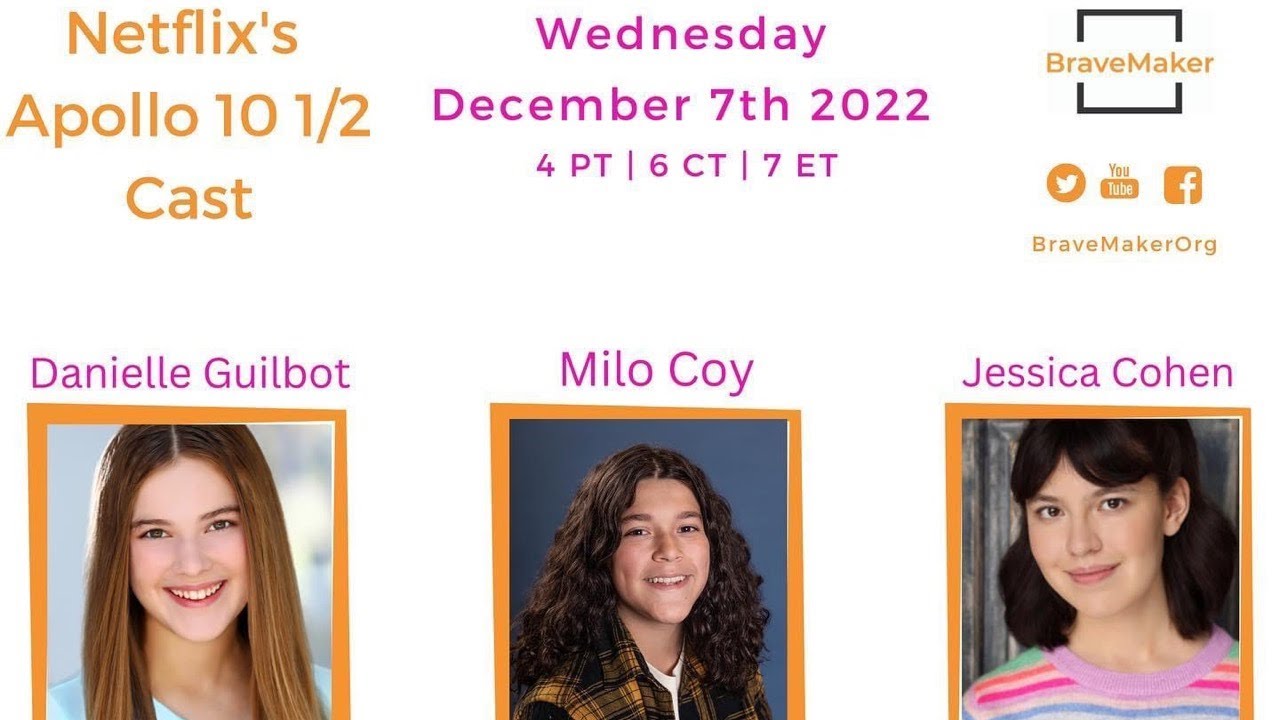 Live CHAT With APOLLO 10 1 2 ACTORS Milo Coy Danielle Guilbot And 