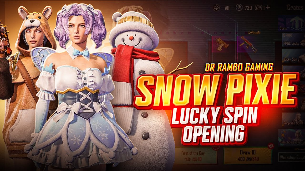 PUBG Mobile Snow Pixie Lucky Spin Opening 😍 || Rambo