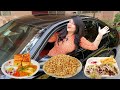 Living in my CAR for 24 HOURS Challenge | Food Challenge