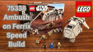 LEGO Star Wars 75338 Ambush on Ferrix Andor Time-lapse Speed Build