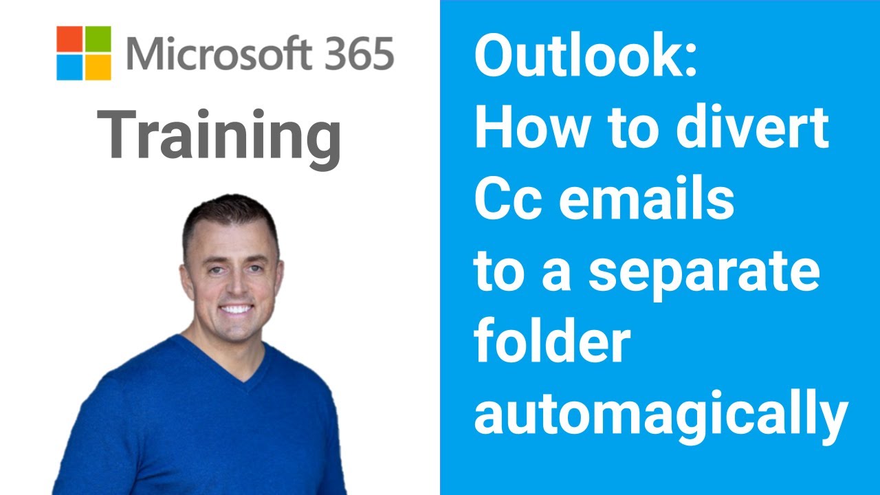 Outlook How To Divert Cc Emails To A Separate Folder Automagically 50